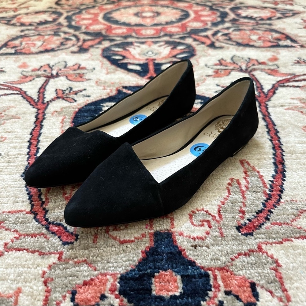Vince Camuto Allera Suede Leather Flats - Picture 5 of 9